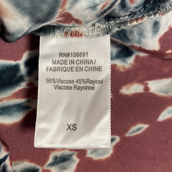 Young Fabulous and Broke Beautiful Sleeveless Patten Top Size XS - Picture 6 of 7